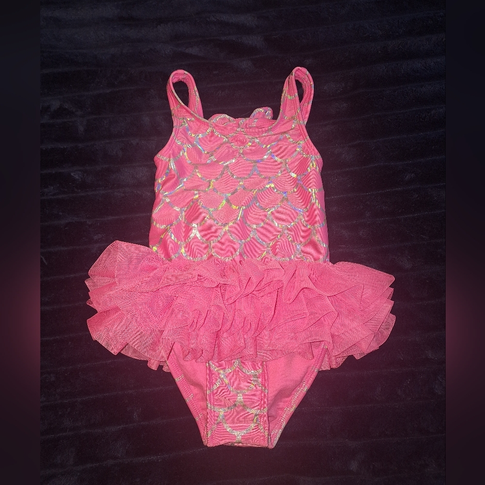 Pink Ruffled Swimsuit for Kids